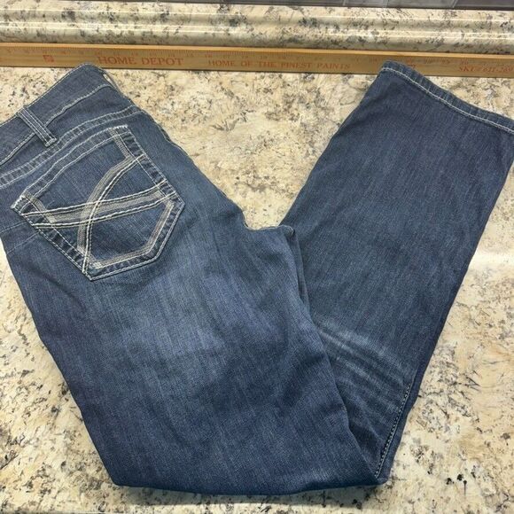 Ariat Women's Straight Leg Jeans - Blue - Picture 12 of 13